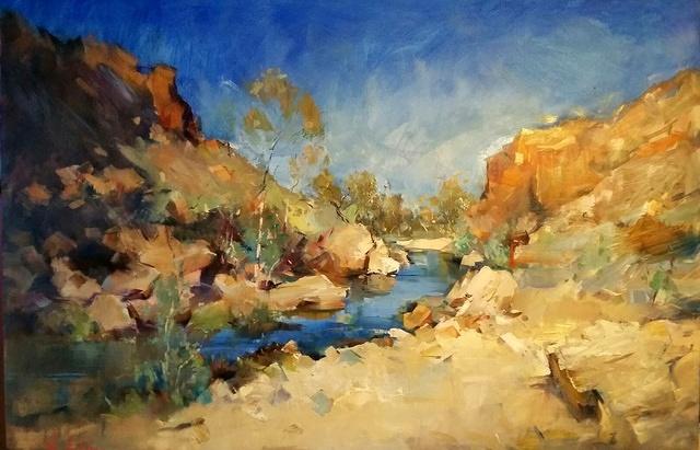 Under The Blue Sky Northern Territory90x60 Cm 2250