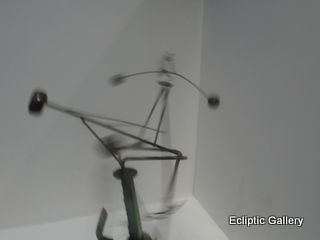 12 Steel Sculpture With Small Rotating Element