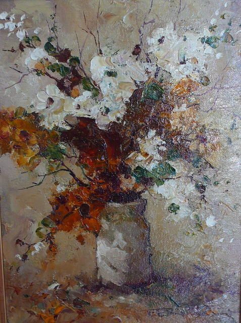 Peter Fennellflower Study50x43cm Sold