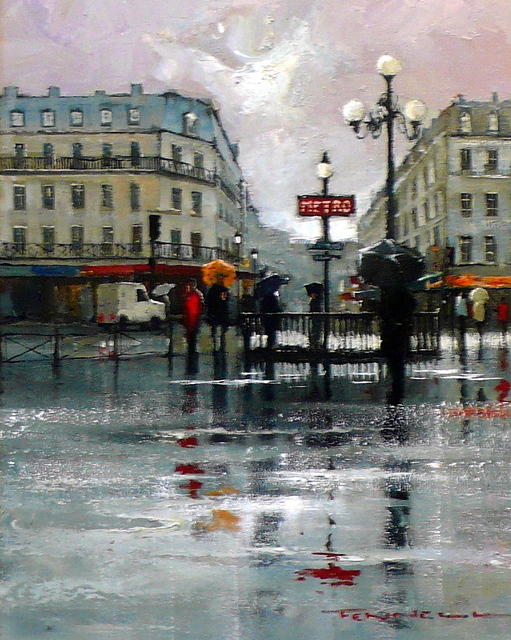 Peter Fennellstorm Clouds Paris75 X 84 Cm